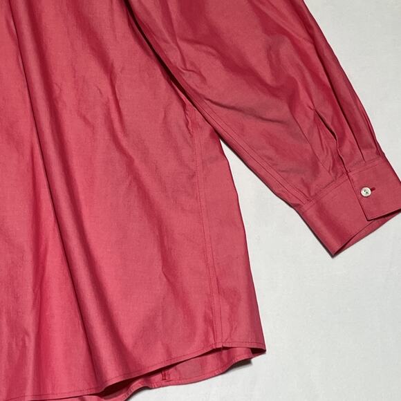 Foxcroft NYC Button Up Collared Shirt Blouse Womens 24W Non Iron Pockets Top - Picture 6 of 13